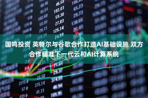 国鸣投资 英特尔与谷歌合作打造AI基础设施 双方合作瞄准下一代云和AI计算系统
